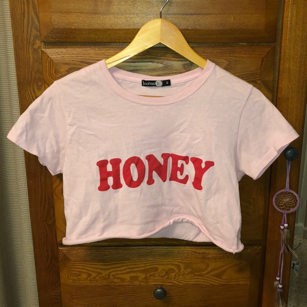 Cropped Pink Honey Shirt